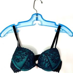La SENZA Lace Covered Turquoise Bra